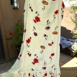 White Floral Dress